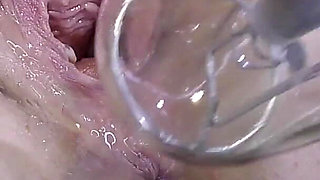 Far Spread Pussy Close up Fucking with Lamp 1000watt