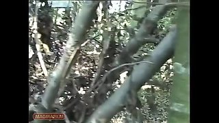 Hot Blonde Teen in Mini Skirt Gets Rough Anal Outdoors