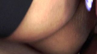 Horny Brunette with Glasses Sucks and Rubs Hard Cock Between Her Thighs