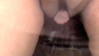 Married Woman Shows off in the Pool Before Sitting on the Dick