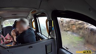 Ebony Intense Desire with John in Taxi Action