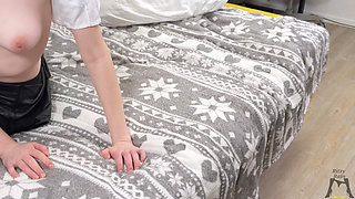 Ritzy Rain Punished with a Rough Messy Skullfuck so Hard, That She Gets Messy, but Stay Happy to Get Full Mouth of Cum