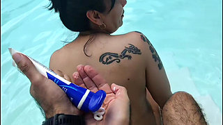 We went to a nudist party