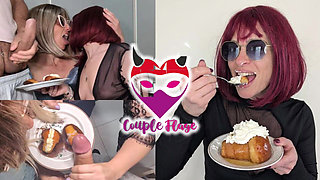 Neighbor Cum on Our Breakfast!