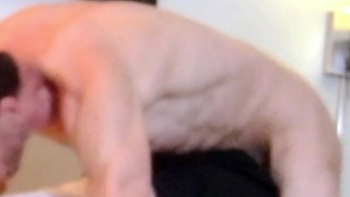 Watch as This Girl Keeps Taking on Her Knees to Over Bed