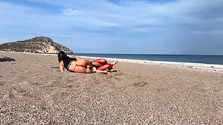 Female Wrestling Beach Wrestling Clash in Rhodes