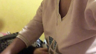 Indonesian Maid Fucks Boss's White Cock