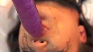 Sanktor - Deep Throat & Gagging Reflex of the Flexible Slavegirl