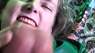 Blow Jobs, BIG Dildo, and a Footjob Ending!