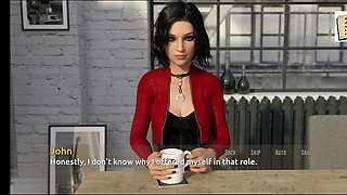 Live the rock star fantasy with a busty black-haired teen in this erotic visual novel