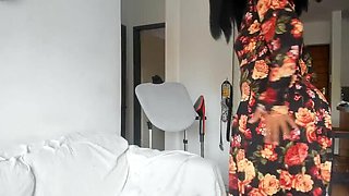 Anal Ebony BBW Pushing Out Dildo From Her Fat Ass - Amateur Gaping & Dirty Talk