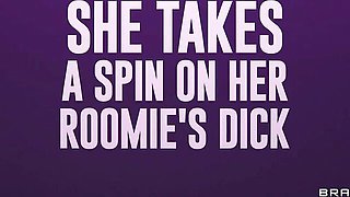 Lusty doll with round ass Myra Moans rammed by pretty large dick