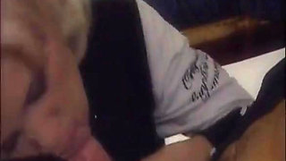 Blonde German Babe Rides Monster Cock in Classic Retro Age Gap