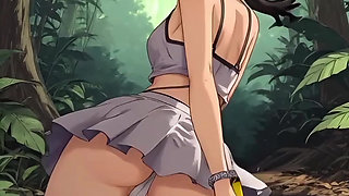 Hentai 2026 !  banana jungle , beautiful student compile .