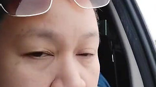 Sexy Molly Pee on the Road