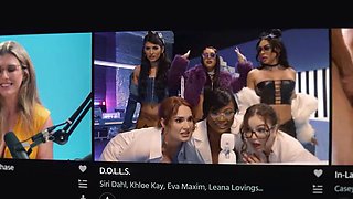 DEVILS FILM - Wild Threesome With Perfect Wife Abby Rose And Her Inked Friend With A Strap-On