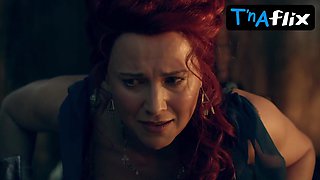 Lucy Lawless Funbags Sequence in Spartacus: Gods Of The Arena