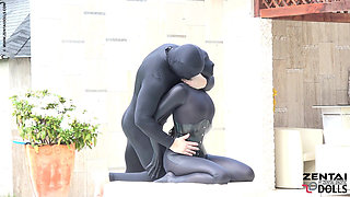 Pool Duo Black Fetish Fun