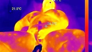 First BBC Sex Machine Fuck: Oiled up BBW Cums Hard on Your Massive Cock, 15 Min Ride and Cum Countdown, POV Thermal