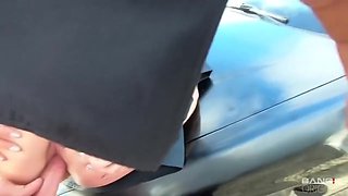 Skylar Snow In Fetish Uniform Outdoor Sex