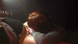 Late Night Pissing and Cum Swallowing Game