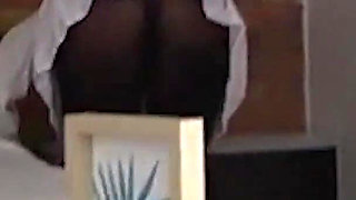 Public Dick Flash. Hotel Maid Watching Me Jack off and Showed Me Her Big Latina Ass.