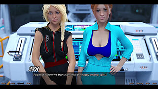 Stranded in Space - Choosing Between the Stepsisters Busty Red Head or the Beuatiful Busty Blonde Virgin