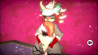 3d anime gameplay, 3d demon girl, 3d furry