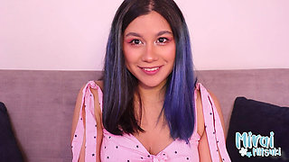 25 Weeks Pregnant and Spreading Pussy / Asshole