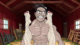 Dirty Barn Fuck: Cheating Housewife Gets Blacked While Cuckold Husband Cooks BBQ - Cartoon Parody