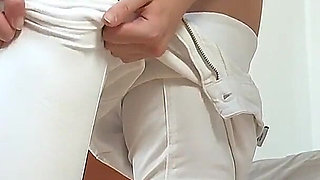 White Jeans Fetish Big Ass
