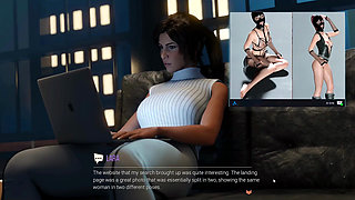 Croft Adventures Hentai Game Parody Ep.8 Librarian Caught Doing BDSM Slave Online!