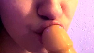 Stacked brunette goes solo toys and masturbation