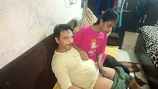 Desi Stepfather Fuck Me Hard and Big Surprise Me