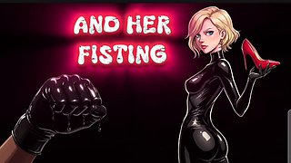 I Enjoy Breaking Her Ass with the Finger Dildo