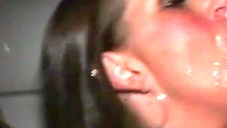 Curvy Slut MILF Wife Danni Is Dogging at Nighttime Sucking off Every Hard Cock Offered to Her
