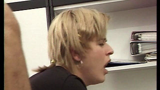 Cute German Babe Gets Huge Load of Cum in Her Face