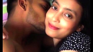 Desi couple dinky boy hard funking doogy style sex bed part1