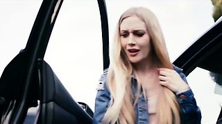 SweetHeart - Lesbian skater girl Emma Hix sissors with Emma