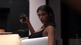 At the Dining Table, I Popped a Boner Over My Stepmom's Big Tits - and My Stepsis Saw Everything - Hard Lessons - E02