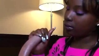 Chubby teen ebony China Blakk is a sexy slut that loves