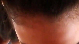 Eating His Cum From the Mirror