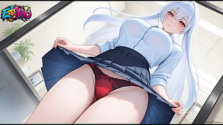 Secretary Falls in Love with Her Boss Anime Romance