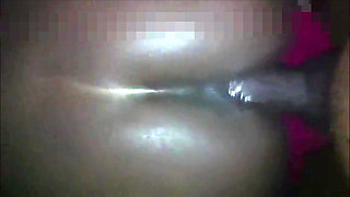 Merciless thrusts against her ass