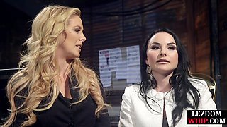 Steamy lez babe satisfying her mistress