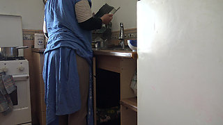 Anal Intercourse with a Turkish Cleaning Lady in Germany. Kitchen Anal Sex