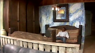 A gorgeous blonde latina slut fucks and takes a guys load