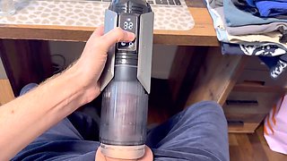 Pump, close-up, big uncut cocks