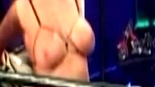 Brunette MILF Spreads Gaping Ass Cheeks Wide Open