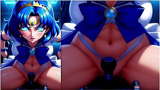 Hentai Anime And Sailor Moon - Ai Generated - Hentai - Sailor Mercury (01)